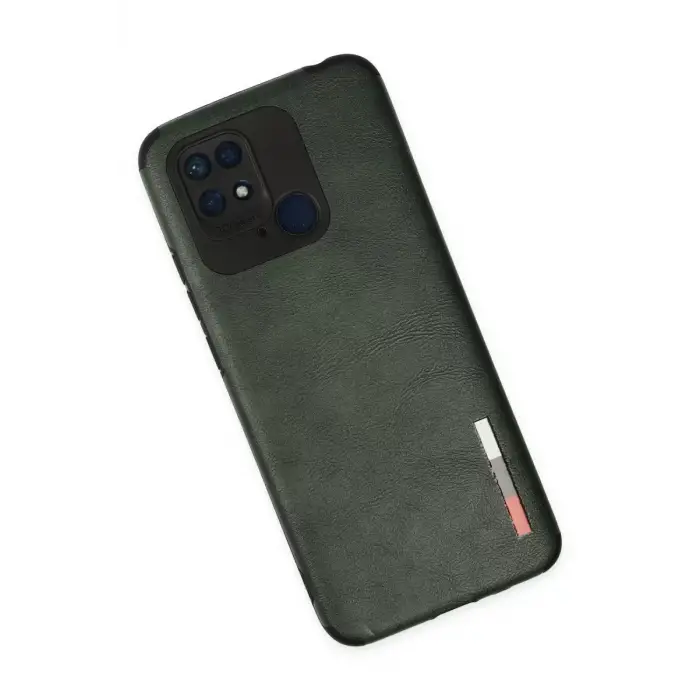 Newface Xiaomi Redmi 10C Kılıf Loop Deri Silikon - Yeşil