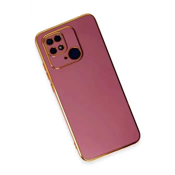 Newface Xiaomi Redmi 10C Kılıf Volet Silikon - Kırmızı