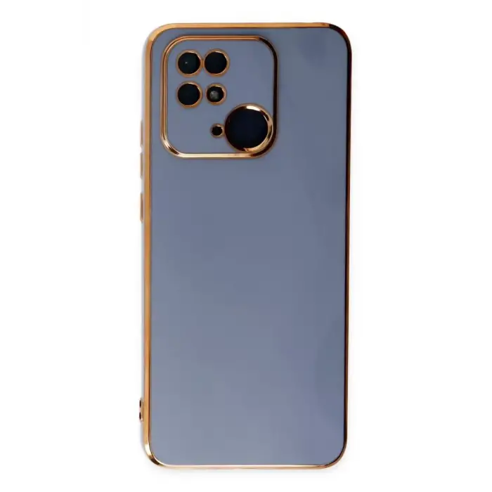 Newface Xiaomi Redmi 10C Kılıf Volet Silikon - Mavi