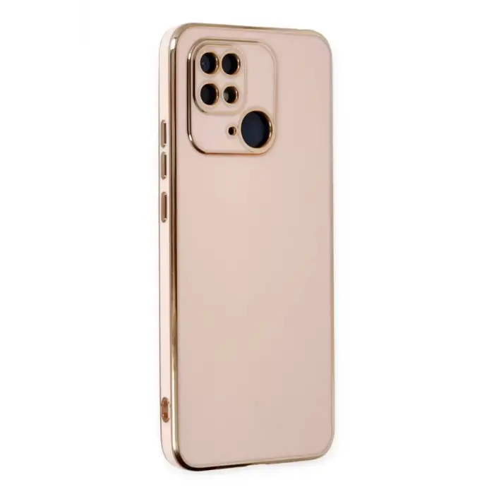 Newface Xiaomi Redmi 10C Kılıf Volet Silikon - Pembe