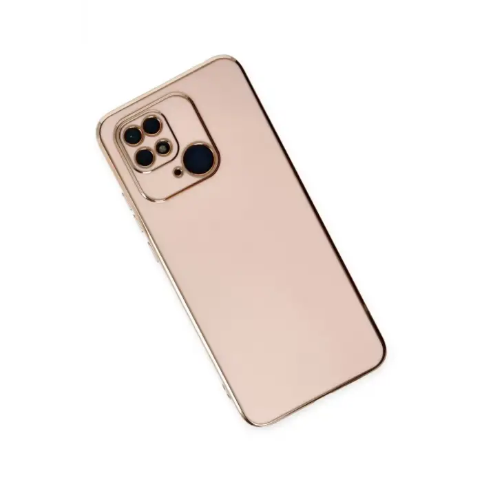 Newface Xiaomi Redmi 10C Kılıf Volet Silikon - Pembe