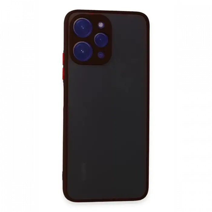 Newface Xiaomi Redmi 12 Kılıf Montreal Silikon Kapak - Siyah