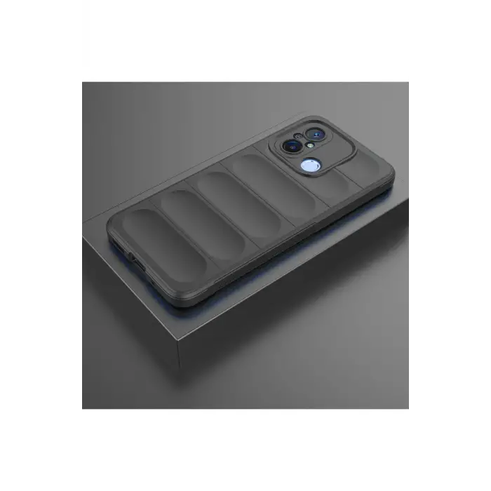 Newface Xiaomi Redmi 12C Kılıf Optimum Silikon - Siyah