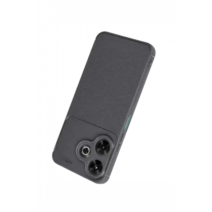 Newface Xiaomi Redmi 13 4G Kılıf Auto Focus Karbon Kapak - Gri