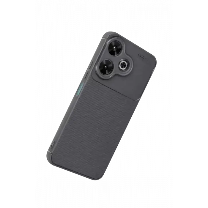Newface Xiaomi Redmi 13 4G Kılıf Auto Focus Karbon Kapak - Gri
