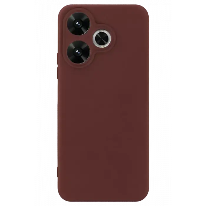 Newface Xiaomi Redmi 13 4G Kılıf First Silikon - Bordo