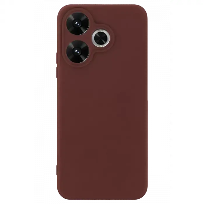 Newface Xiaomi Redmi 13 4G Kılıf First Silikon - Bordo