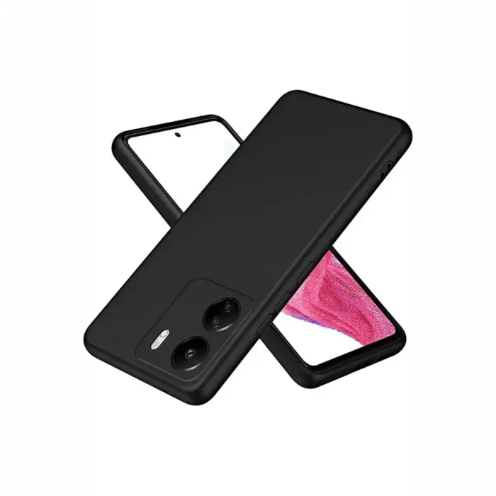 Newface Xiaomi Redmi 13C Kılıf First Silikon - Siyah