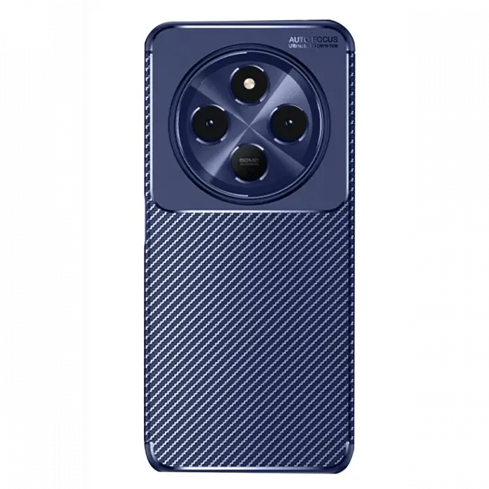 Newface Xiaomi Redmi 14C Kılıf Auto Focus Karbon Kapak - Lacivert