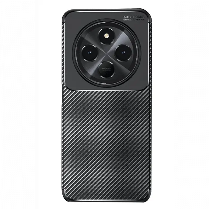 Newface Xiaomi Redmi 14C Kılıf Auto Focus Karbon Kapak - Siyah