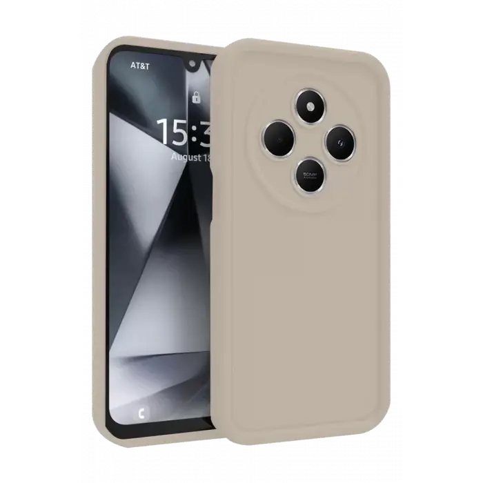 Newface Xiaomi Redmi 14C Kılıf Viera Silikon - Krem