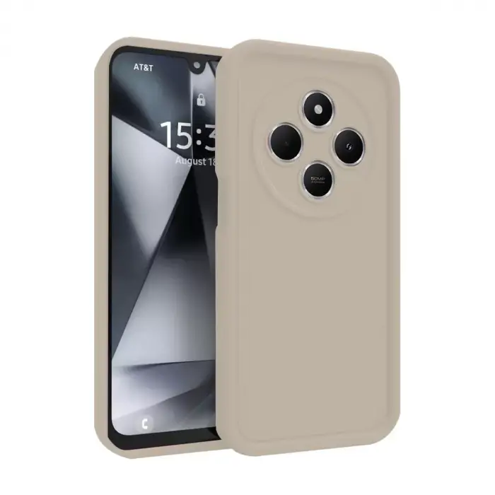 Newface Xiaomi Redmi 14C Kılıf Viera Silikon - Krem