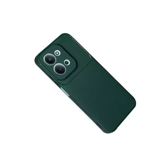 Newface Xiaomi Redmi 15C 5G Auto Focus Karbon Kapak - Koyu Yeşil