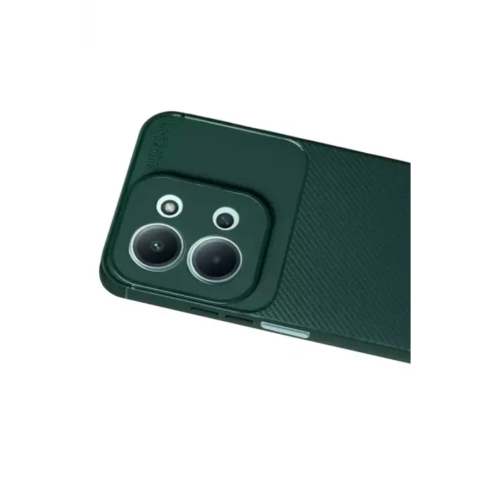 Newface Xiaomi Redmi 15C 5G Auto Focus Karbon Kapak - Koyu Yeşil