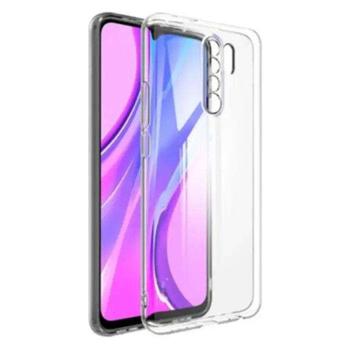 Newface Xiaomi Redmi 9 Kılıf Lüx Şeffaf Silikon - Şeffaf