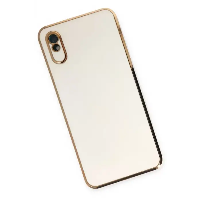 Newface Xiaomi Redmi 9A Kılıf Volet Silikon - Beyaz