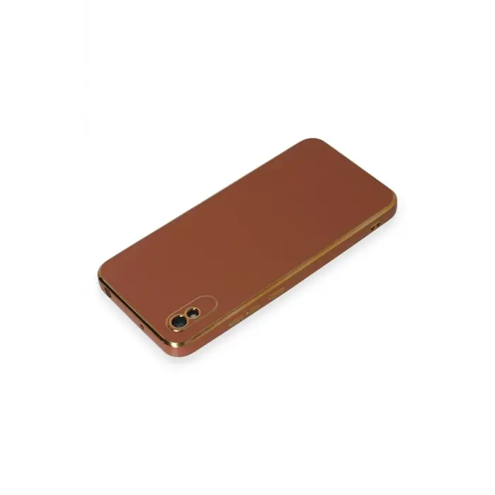 Newface Xiaomi Redmi 9A Kılıf Volet Silikon - Kırmızı