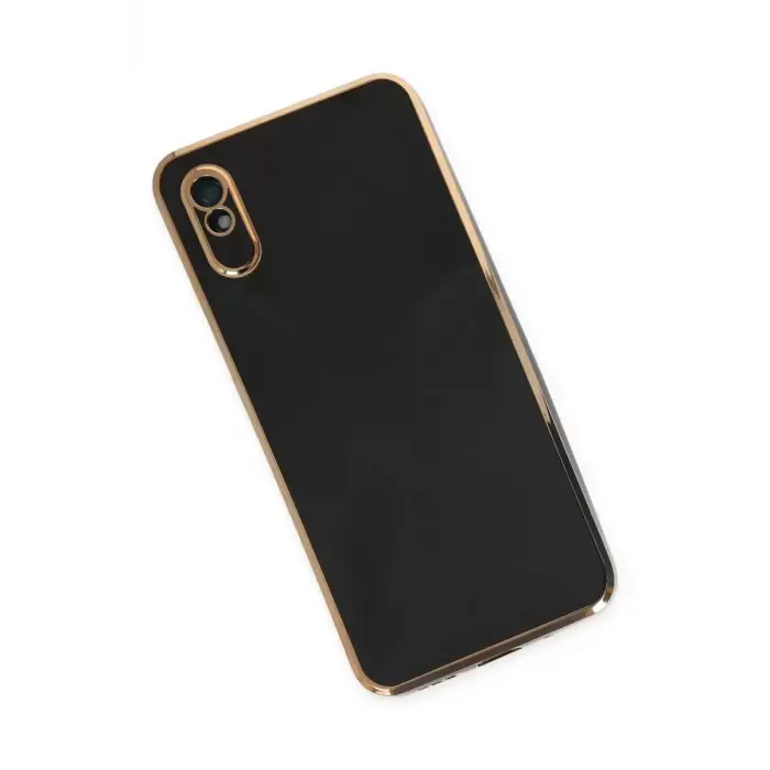 Newface Xiaomi Redmi 9A Kılıf Volet Silikon - Siyah