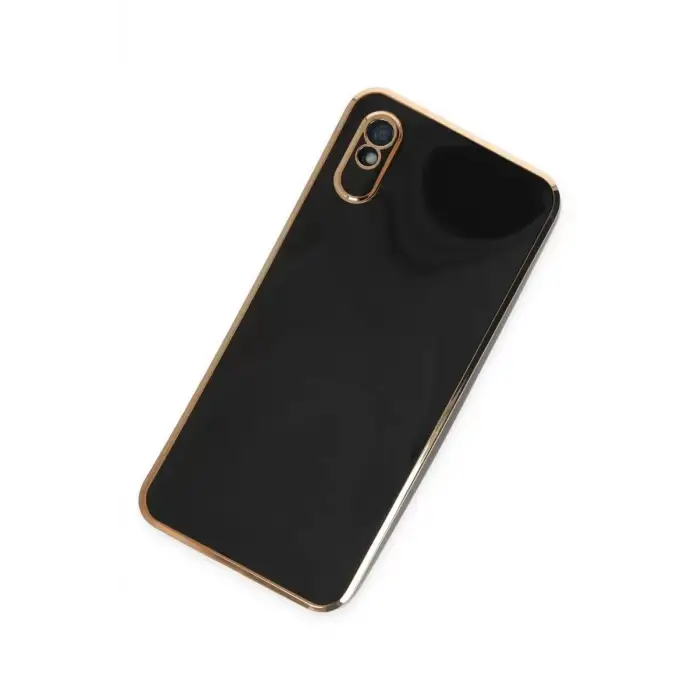 Newface Xiaomi Redmi 9A Kılıf Volet Silikon - Siyah