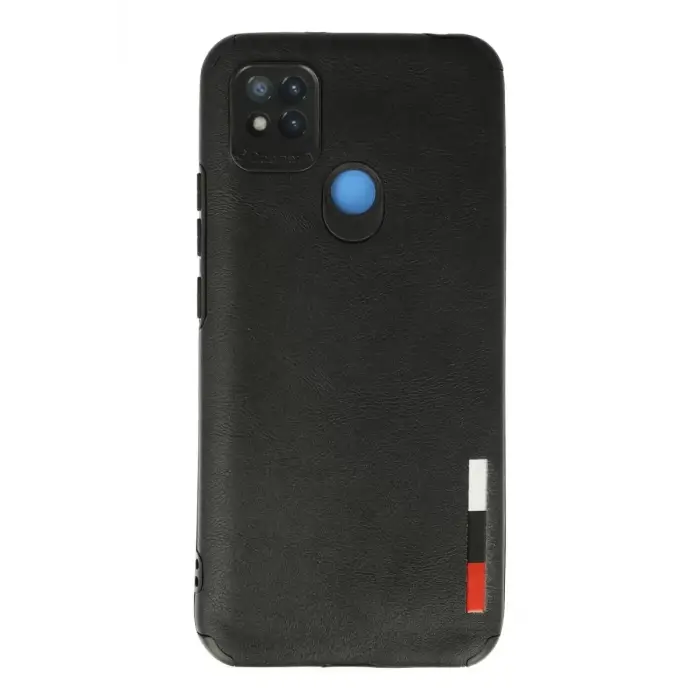 Newface Xiaomi Redmi 9C Kılıf Loop Deri Silikon - Siyah