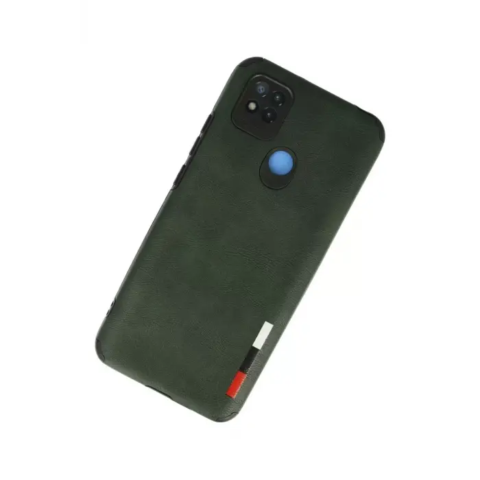 Newface Xiaomi Redmi 9C Kılıf Loop Deri Silikon - Yeşil