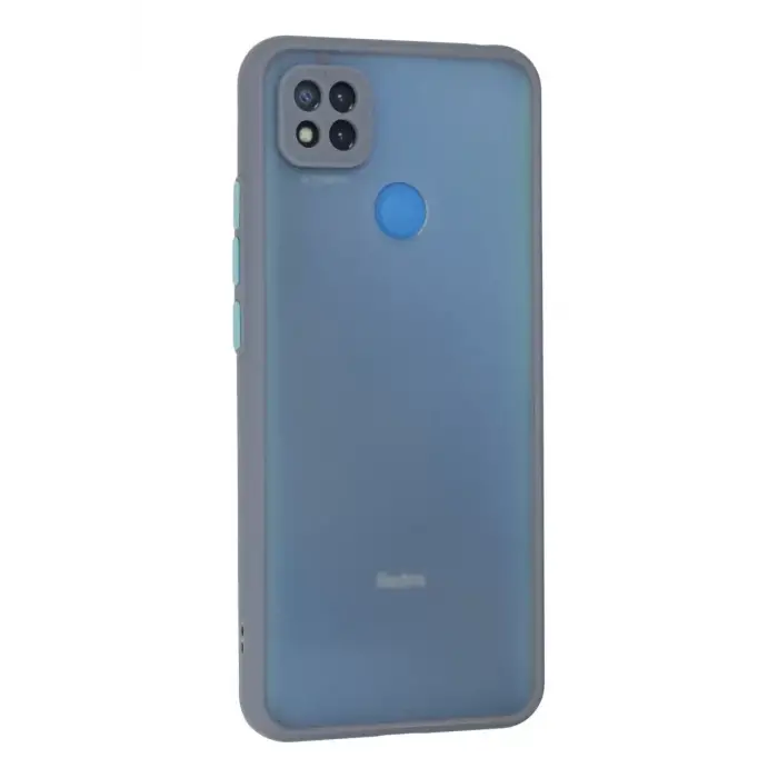 Newface Xiaomi Redmi 9C Kılıf Montreal Silikon Kapak - Gri