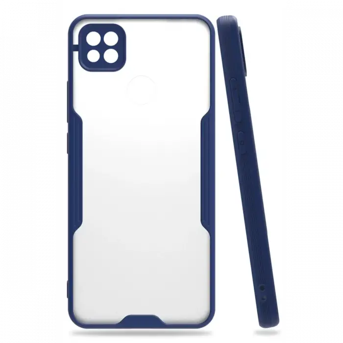 Newface Xiaomi Redmi 9C Kılıf Platin Silikon - Lacivert