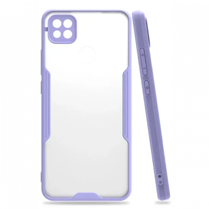 Newface Xiaomi Redmi 9C Kılıf Platin Silikon - Lila