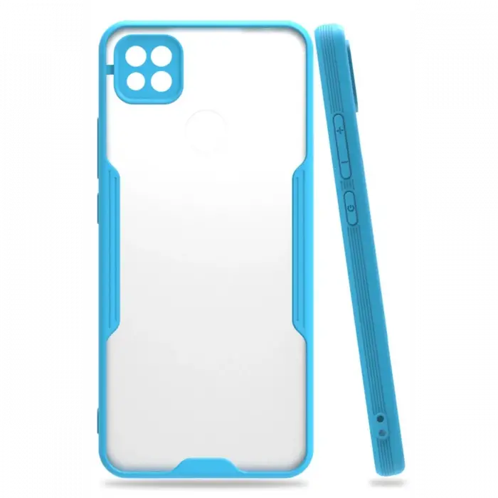 Newface Xiaomi Redmi 9C Kılıf Platin Silikon - Mavi