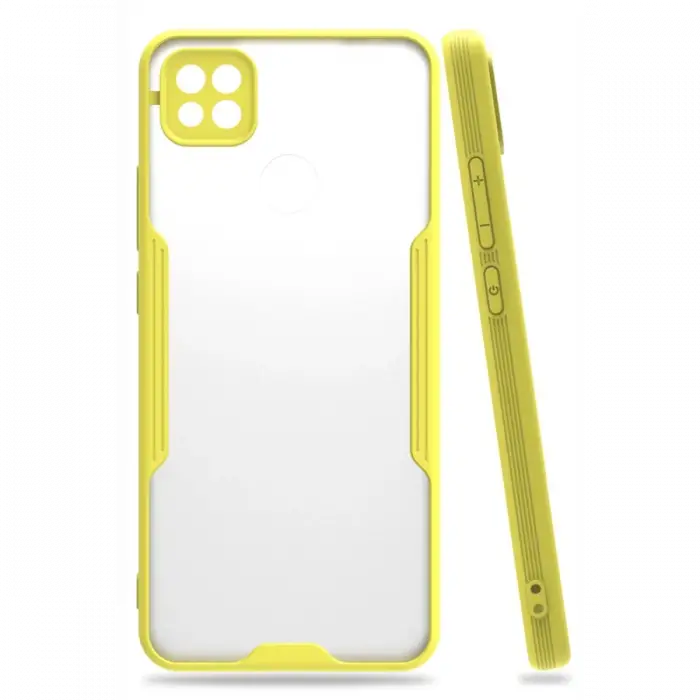 Newface Xiaomi Redmi 9C Kılıf Platin Silikon - Sarı