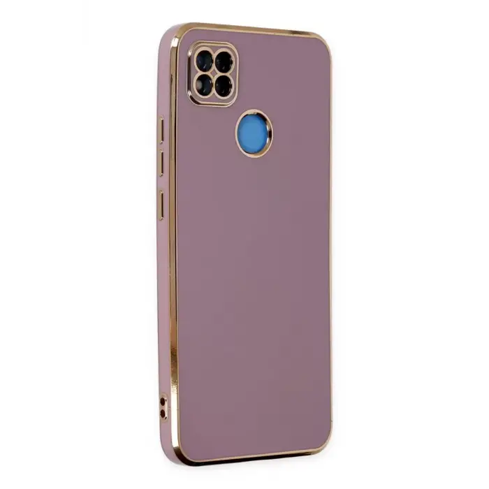 Newface Xiaomi Redmi 9C Kılıf Volet Silikon - Mor