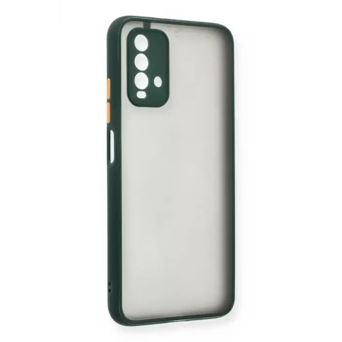 Newface Xiaomi Redmi 9T Kılıf Montreal Silikon Kapak - Yeşil