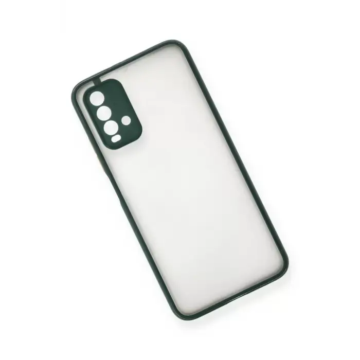 Newface Xiaomi Redmi 9T Kılıf Montreal Silikon Kapak - Yeşil