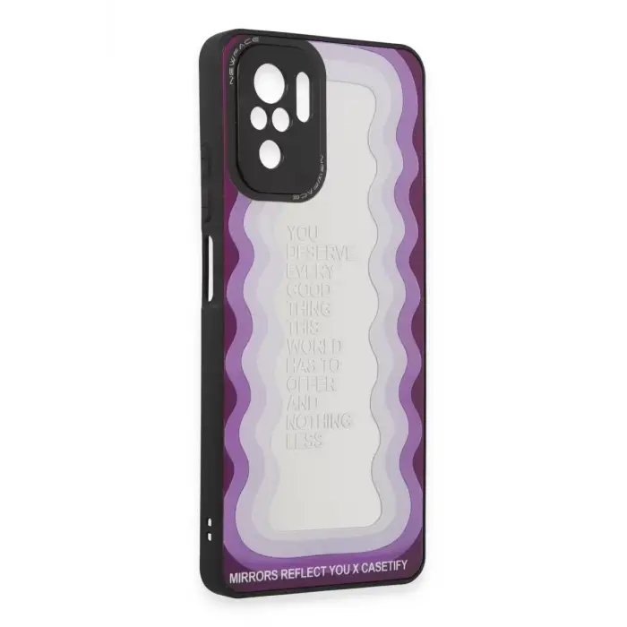 Newface Xiaomi Redmi Note 10 Kılıf Mirror Desenli Kapak - Mirror - 5