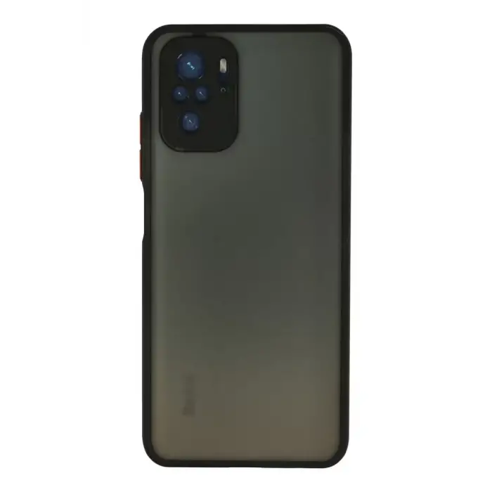 Newface Xiaomi Redmi Note 10 Kılıf Montreal Silikon Kapak - Siyah