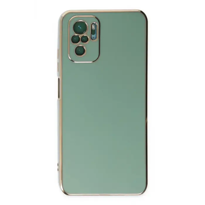 Newface Xiaomi Redmi Note 10 Kılıf Volet Silikon - Açık Yeşil