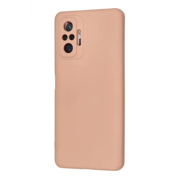 Newface Xiaomi Redmi Note 10 Pro Kılıf Nano içi Kadife Silikon - Pudra