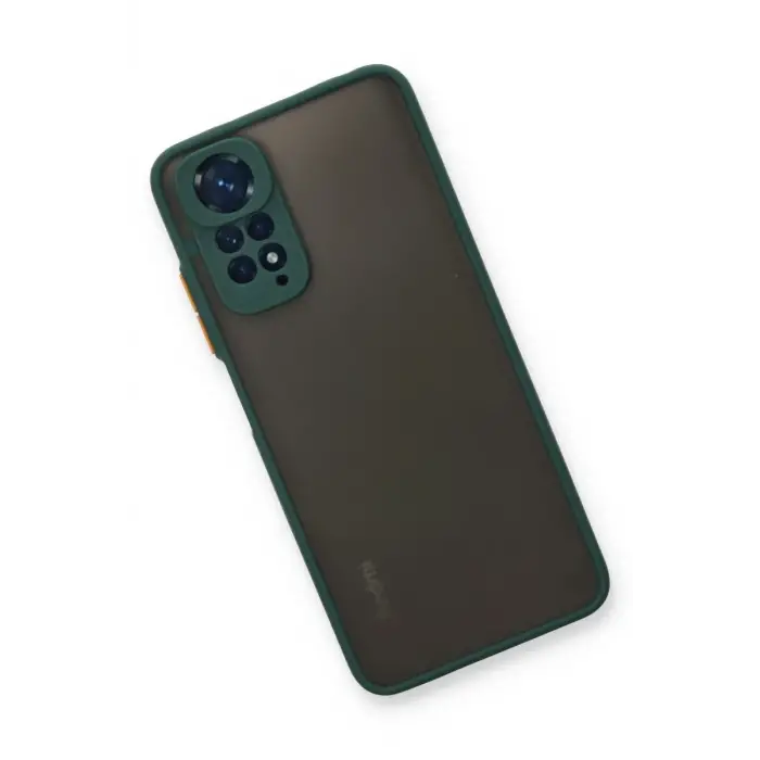 Newface Xiaomi Redmi Note 11 Kılıf Montreal Silikon Kapak - Yeşil