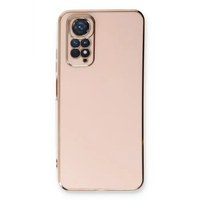 Newface Xiaomi Redmi Note 11 Kılıf Volet Silikon - Pembe