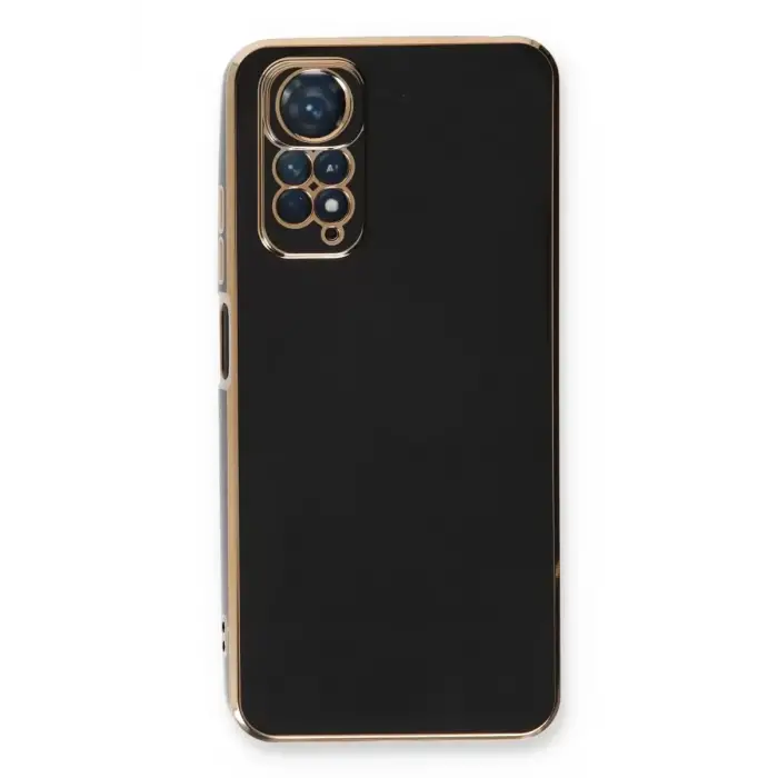 Newface Xiaomi Redmi Note 11 Kılıf Volet Silikon - Siyah