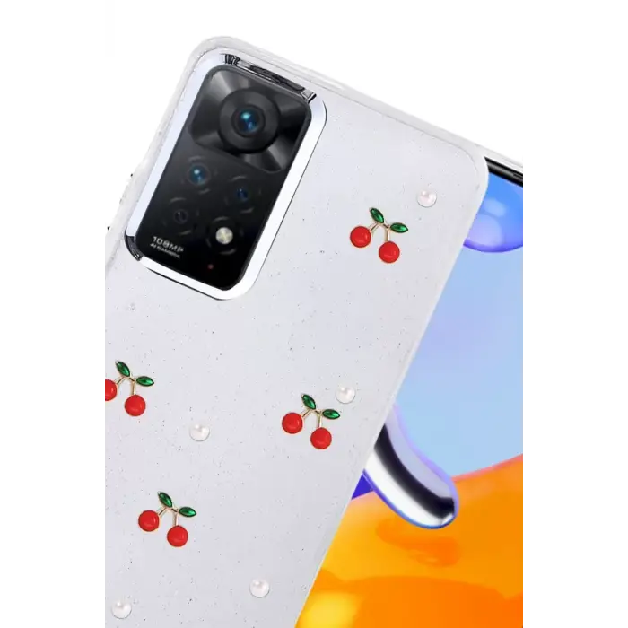 Newface Xiaomi Redmi Note 11 Pro Fiyonk Desenli Kapak - Desen 9
