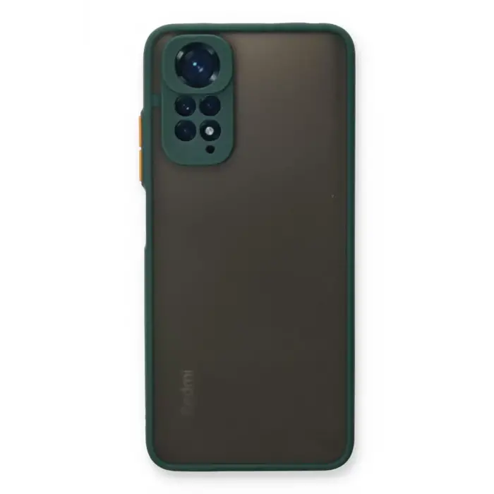 Newface Xiaomi Redmi Note 11 Pro Kılıf Montreal Silikon Kapak - Yeşil