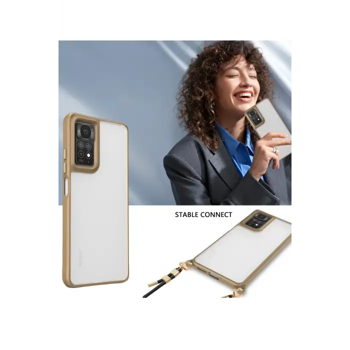 Newface Xiaomi Redmi Note 11 Pro Kılıf Penta Silikon Kılıf - Şeffaf