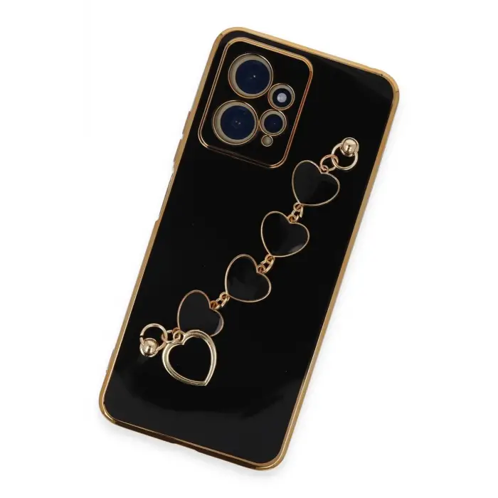 Newface Xiaomi Redmi Note 12 4G Kılıf Esila Silikon - Siyah