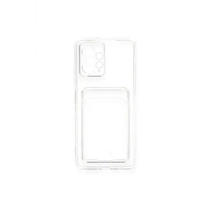 Newface Xiaomi Redmi Note 12 4G Kılıf Kart Şeffaf Silikon - Şeffaf