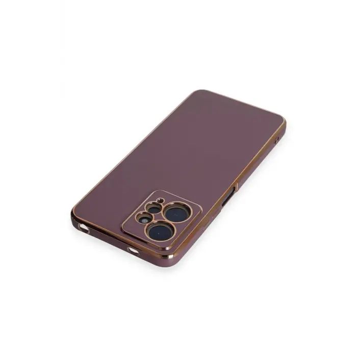 Newface Xiaomi Redmi Note 12 4G Kılıf Volet Silikon - Mor