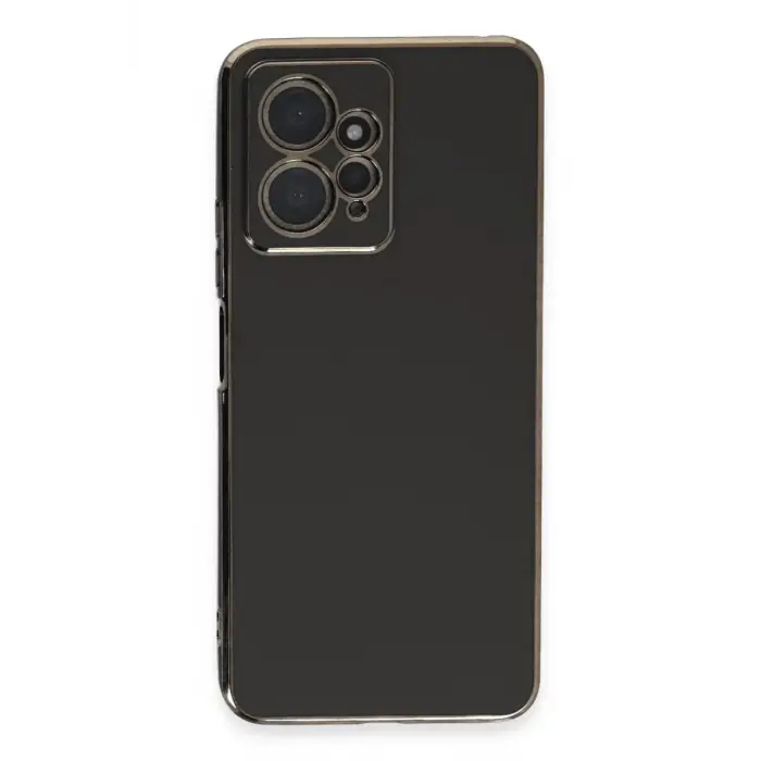 Newface Xiaomi Redmi Note 12 4G Kılıf Volet Silikon - Siyah