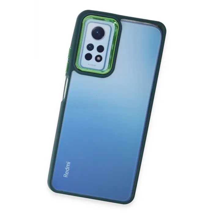 Newface Xiaomi Redmi Note 12 Pro 4G Kılıf Dora Kapak - Haki Yeşil