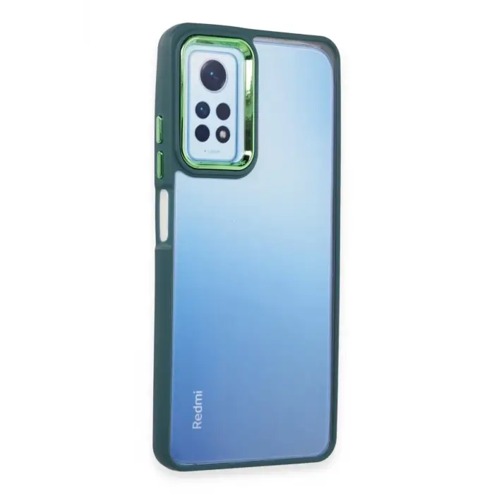 Newface Xiaomi Redmi Note 12 Pro 4G Kılıf Dora Kapak - Haki Yeşil