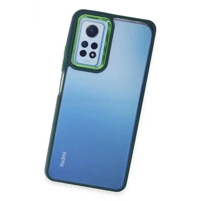 Newface Xiaomi Redmi Note 12 Pro 4G Kılıf Dora Kapak - Haki Yeşil